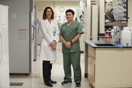 Paula Amato, M.D., and Shoukhrat Mitalipov, Ph.D.