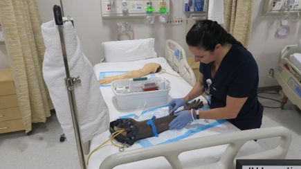 Practicing and refining nursing skills