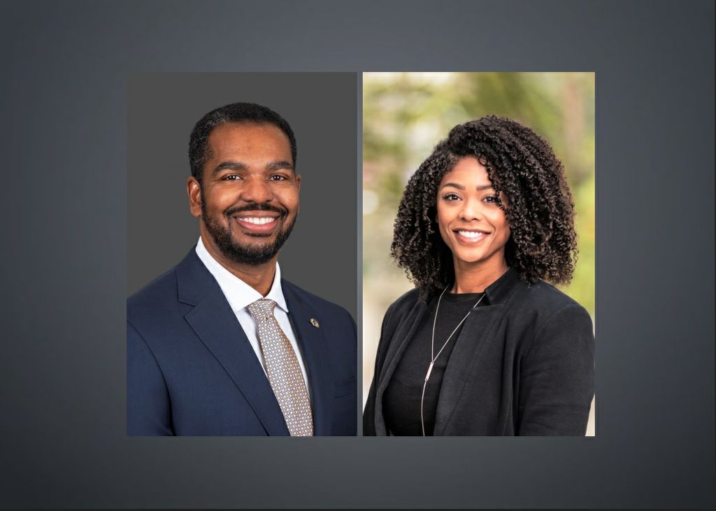 From left, Donn Spight, M.D., and Kat Phillips take on new roles at OHSU that are inspired by the work of the Vaccine Equity Committee. (Courtesy)