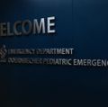 B-Roll: OHSU Emergency Department - Wall Sign