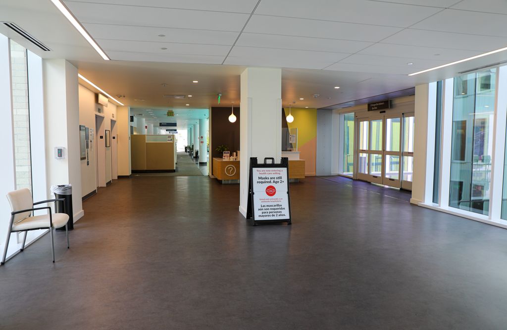 Lobby of OHSU Elk's Children's Eye Clinic