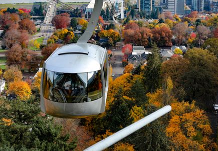Portland Tram in Autumn