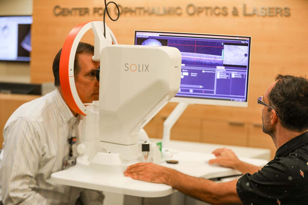 Optical coherence tomography demonstration