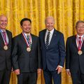 NMIT David Huang and Team with Joe Biden