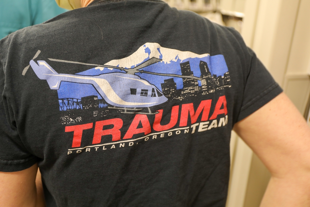 Army medic training at OHSU