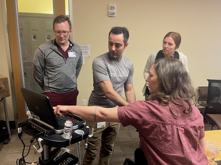 Ultrasound Practice Chris Sutton Group Pointing