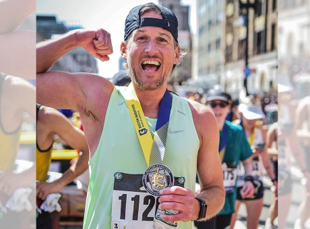 Paciente de OHSU enfrenta un cáncer colorrectal durante su preparación para la Maratón de Boston