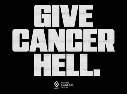 Give Cancer Hell - Knight Cancer Institute logo