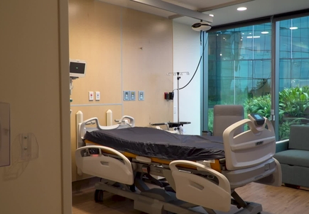 Left to right - patient room