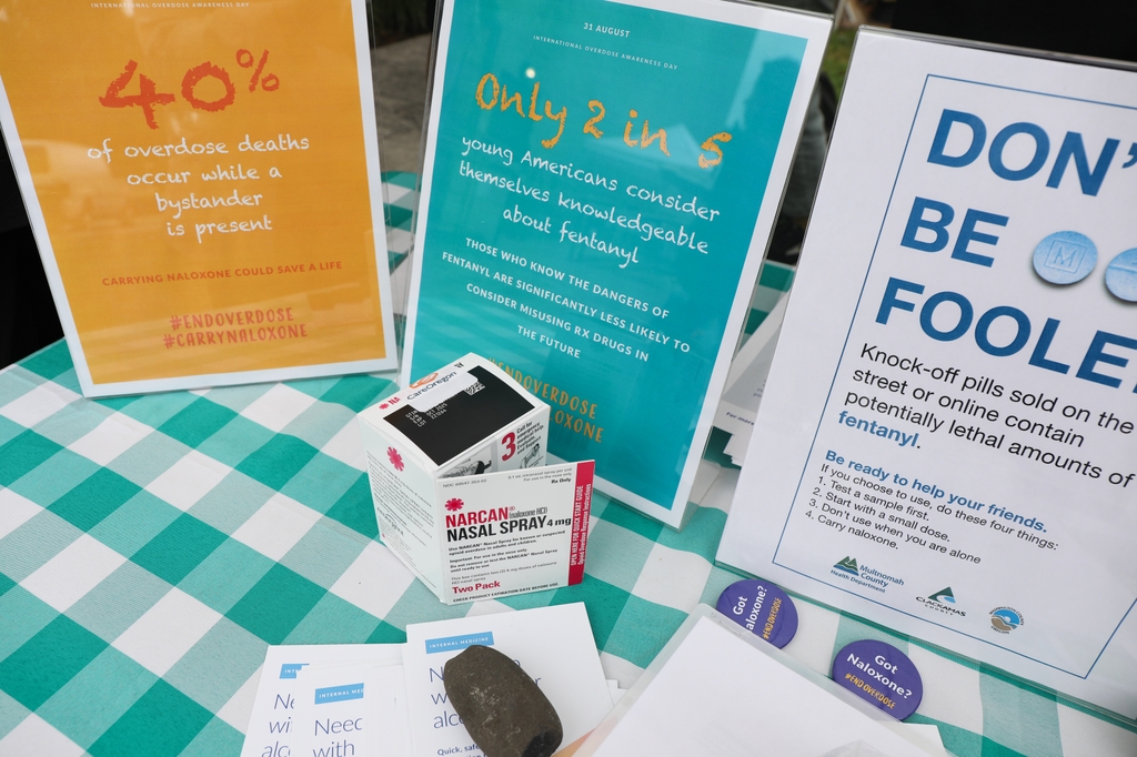 Overdose Awareness Event at OHSU