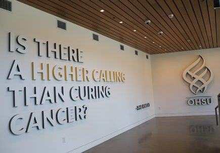 B-roll: Phil Knight Quote Wall