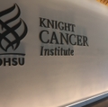 B-roll: Knight Cancer Institute signage indoors
