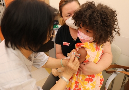 Childhood vaccinations at Doernbecher Children's Hospital