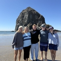 Kitt family at the beach