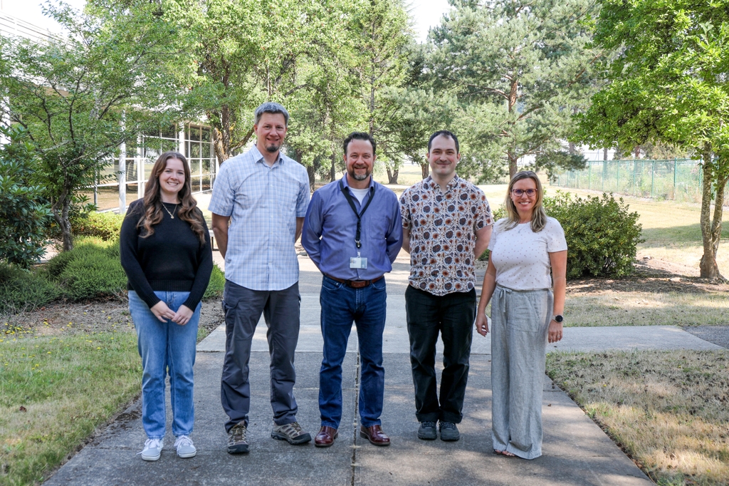 Miembros del laboratorio McGill en el campus oeste de OHSU