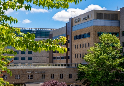 OHSU Hospital in summer