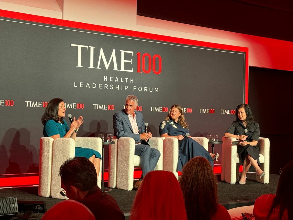 Enedia Nemecek speaking at TIME100 Health Leadership Forum
