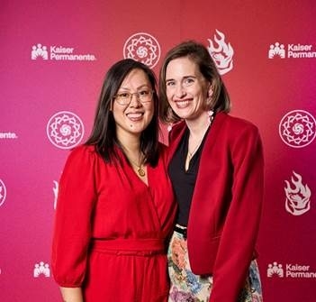 Jennifer Huang and Brandy Turnbill at event