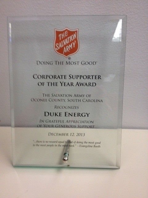ONS Salvation Army award