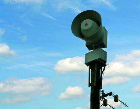 Nuclear emergency siren
