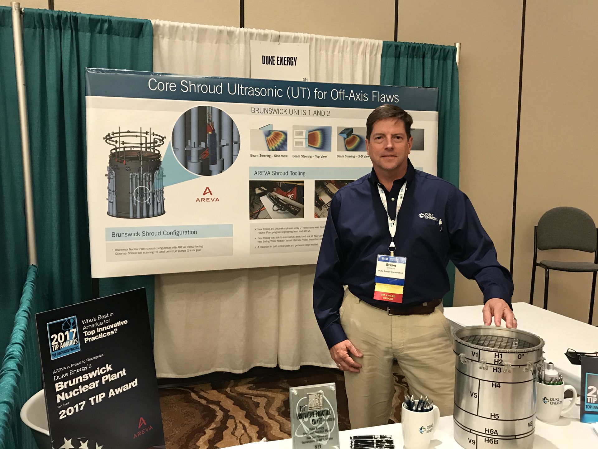 Brunswick Nuclear Plant's TIP Award exhibit