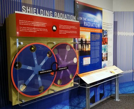 An exhibit at the EnergyExplorium, McGuire Nuclear Station's education center