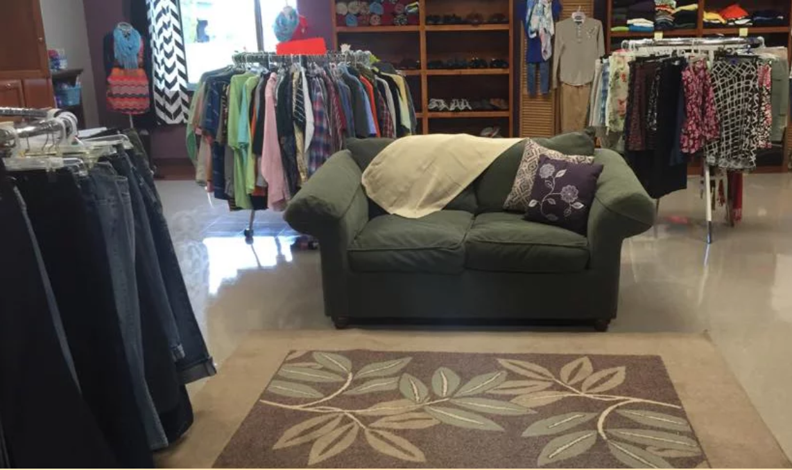 One of Grace's Closet's in-school boutiques students can "shop" (photo courtesy of Grace's Closet)