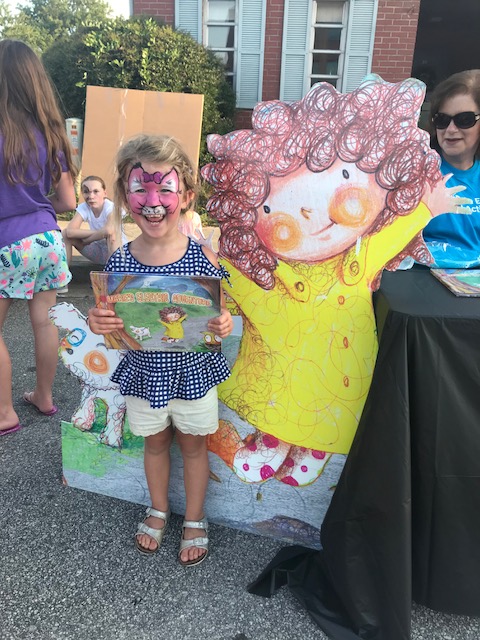Reading Marie's Electric Adventure at Duke Energy Night in Walhalla, S.C.