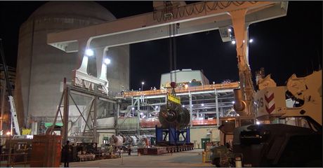 RNP LP turbine rotor replacement