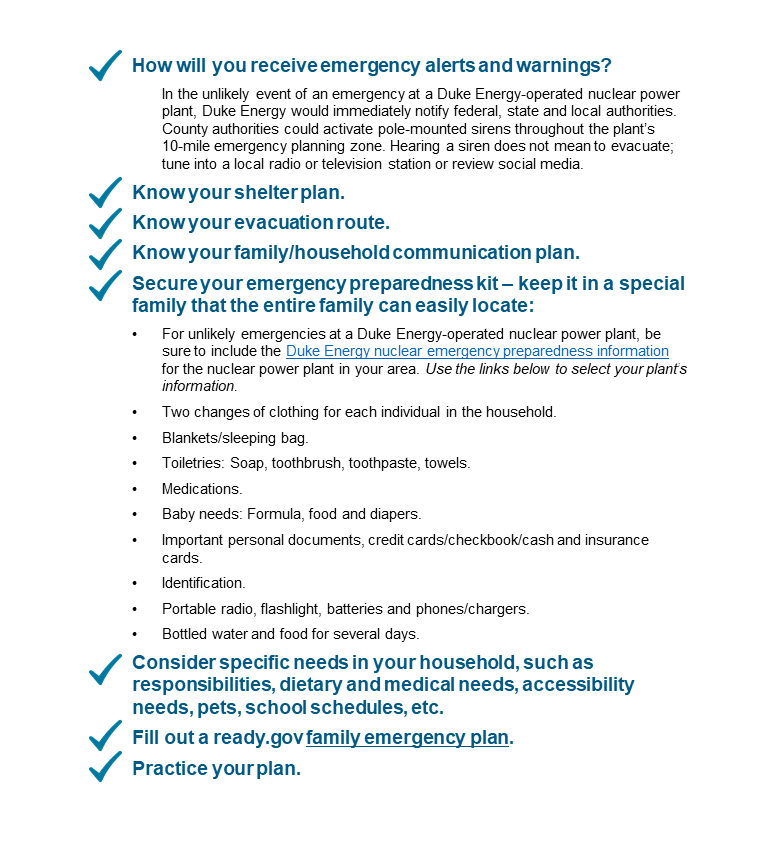 Checklist