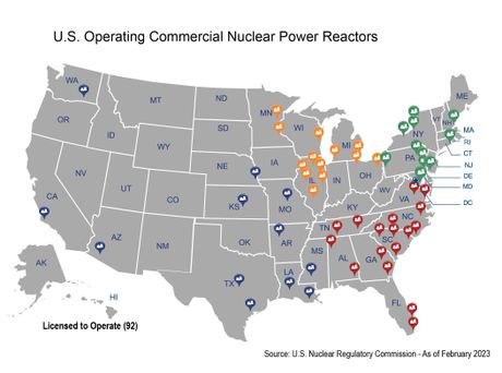 U.S.OperatingCommercialNuclearPowerReactors