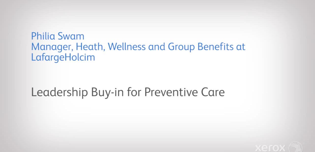 Leadership Buy in for Preventive Care