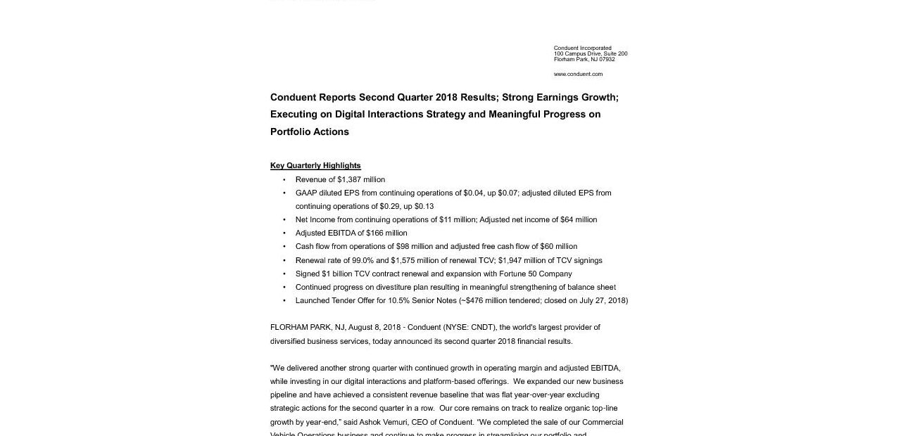 CNDT Q2 2018-Press Release_Final