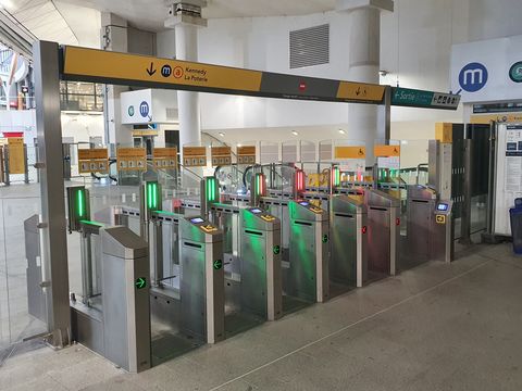 STAR Network_Rennes Metropole Metro Ticket Gates with EMV Readers