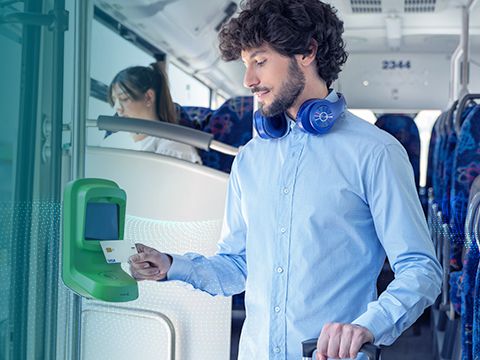 Verona buses get on board with Conduent contactless technology