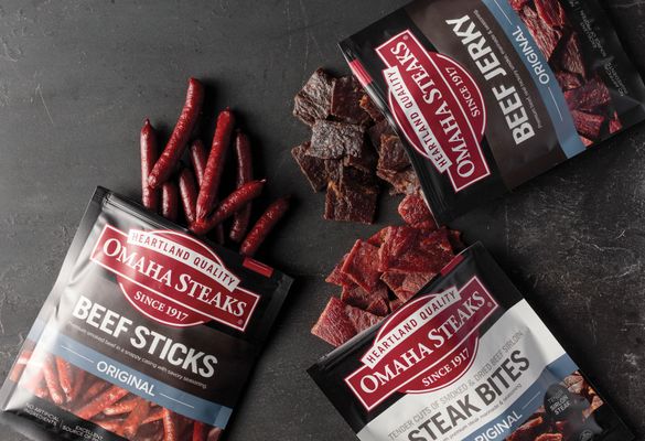 Omaha Steaks® Launches Steak Snacks in Retail Stores Nationwide