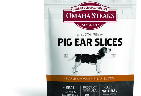 dt006 smoked pig ear strips dog treats