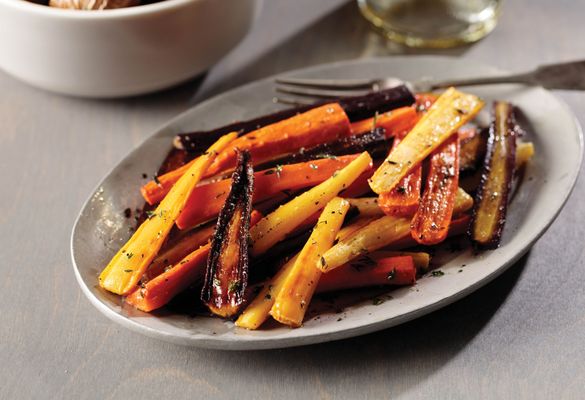 OmahaSteaks_glazed rainbow carrots