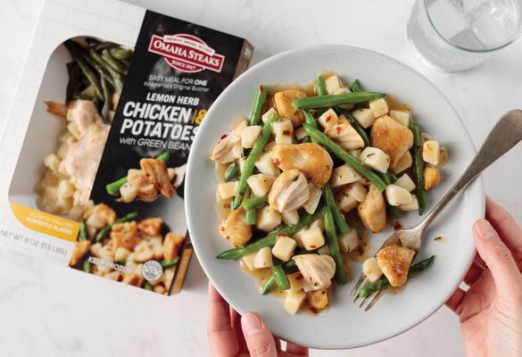 omahasteaks_lemon herb chicken with potatoes _ green beans_pkg