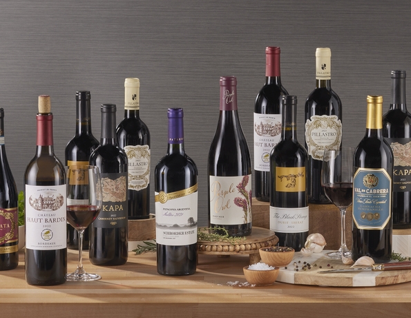Omaha Steaks Wine Club case