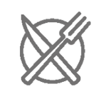 Fork and knife icon
