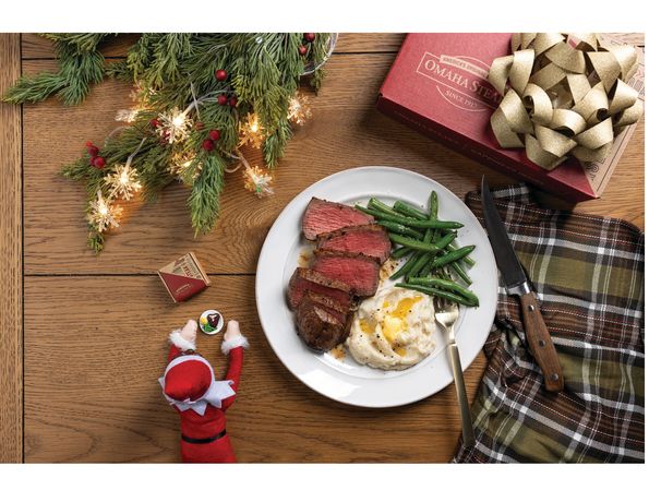 Omaha Steaks Unveils the Limited-Edition Elf's Steakhouse Box — A Holiday Feast for Families and Their Festive Elves