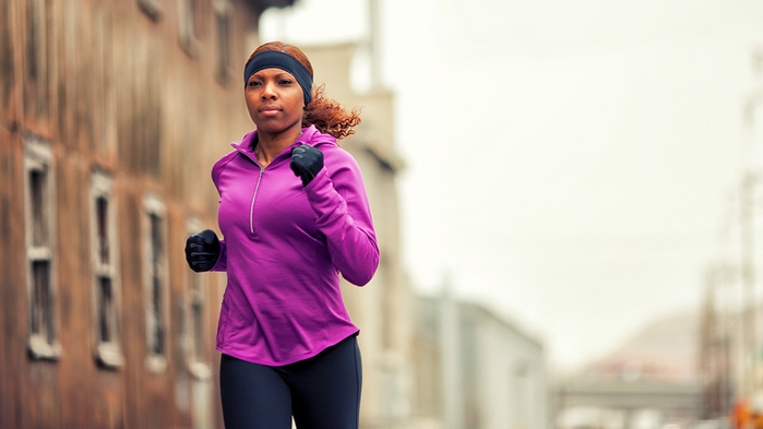 Working out in winter