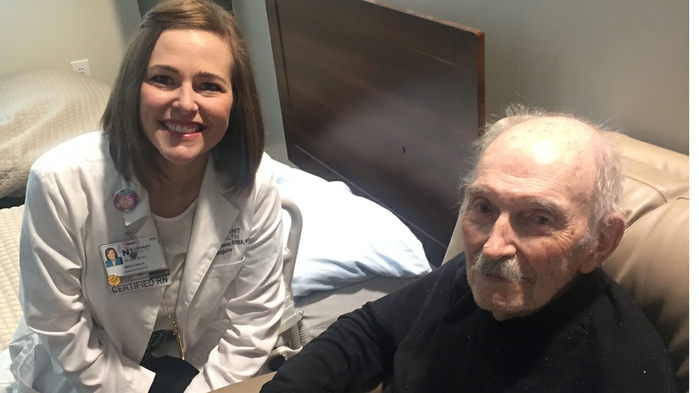 Patient navigators help 90-year-old surgery patient care for his son with Down Syndrome