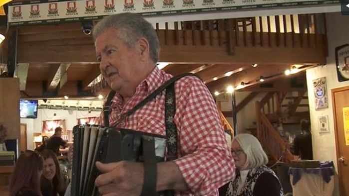 He’s back with his accordion thanks to TAVR heart procedure