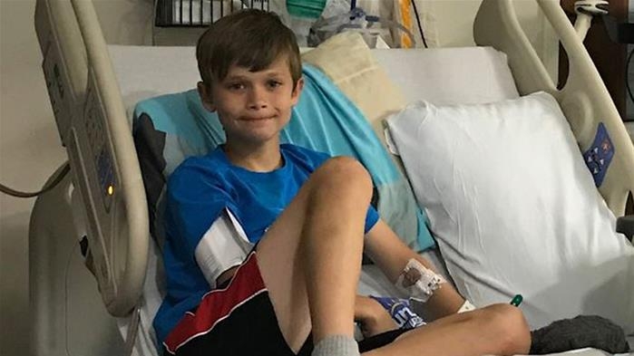 After brain tumor removal, this 10-year-old is back to baseball