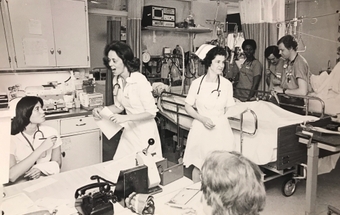From the archives of Novant Health Forsyth Medical Center shortly after its opening in 1964.