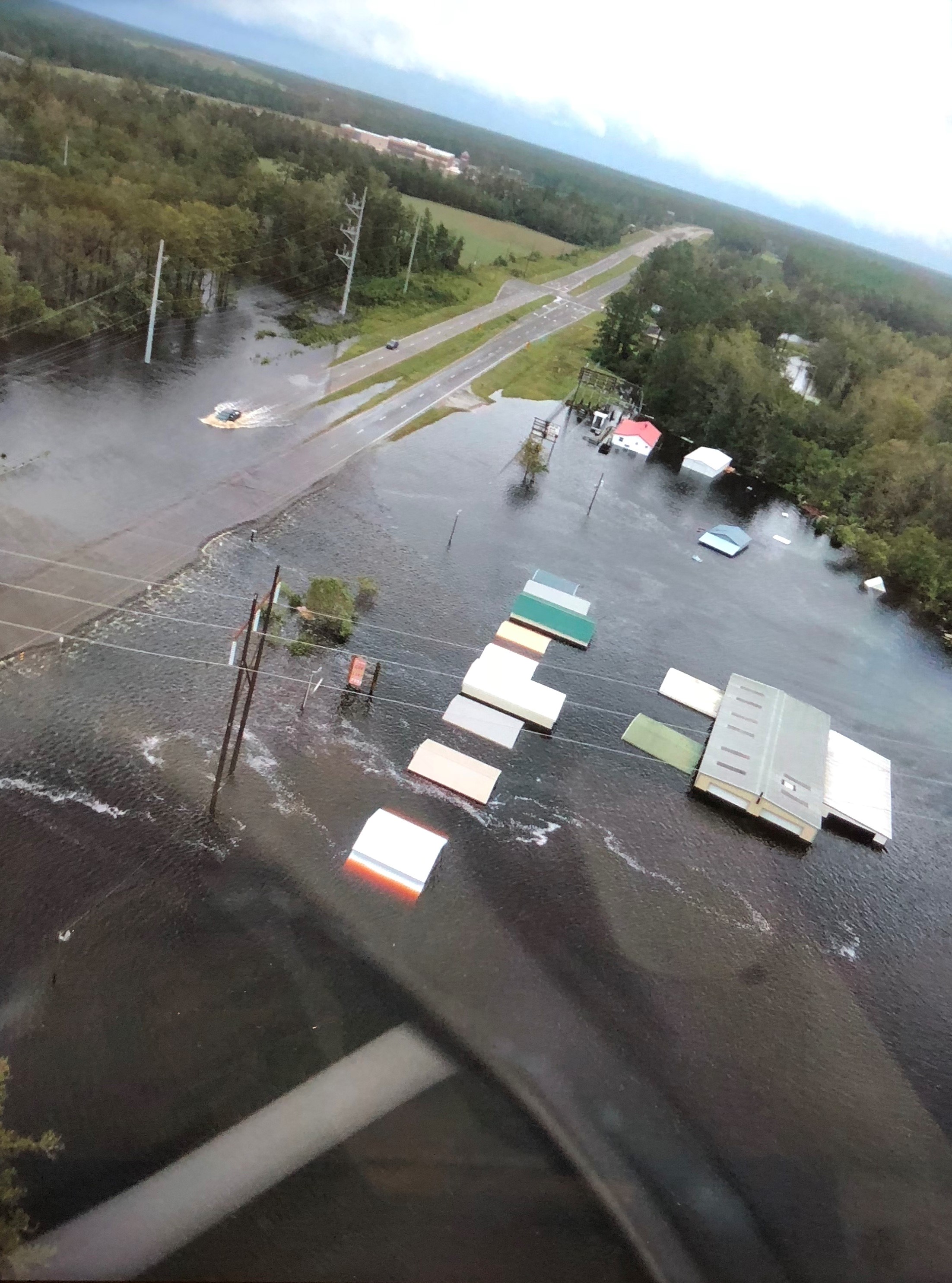 Brunswick Medical Center in top left of photo