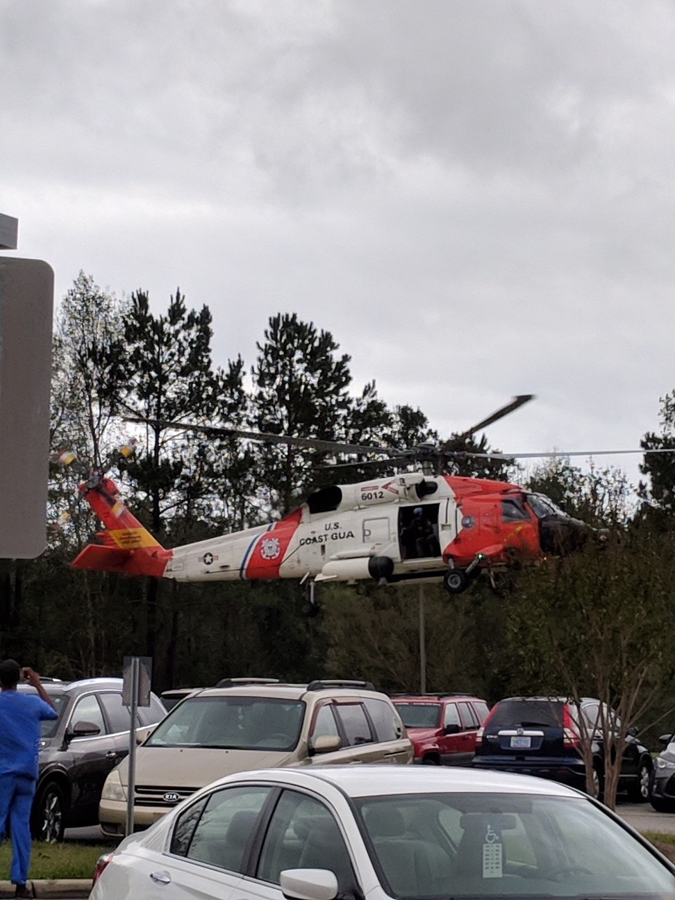 Brunswick Medical Center acted as a staging area