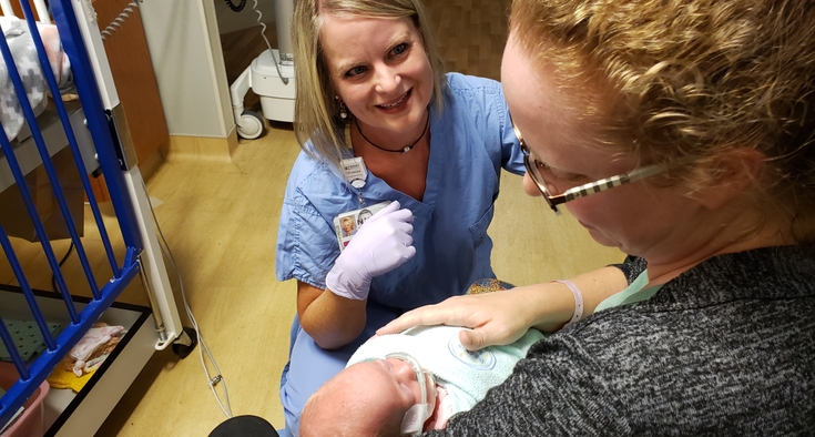 When baby comes early? A NICU provider has been there